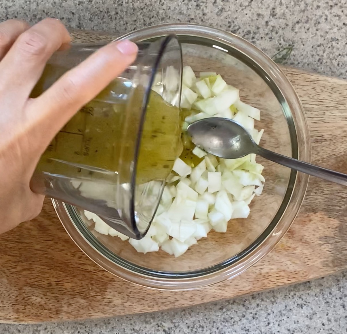 Fennel Bulb Marinating