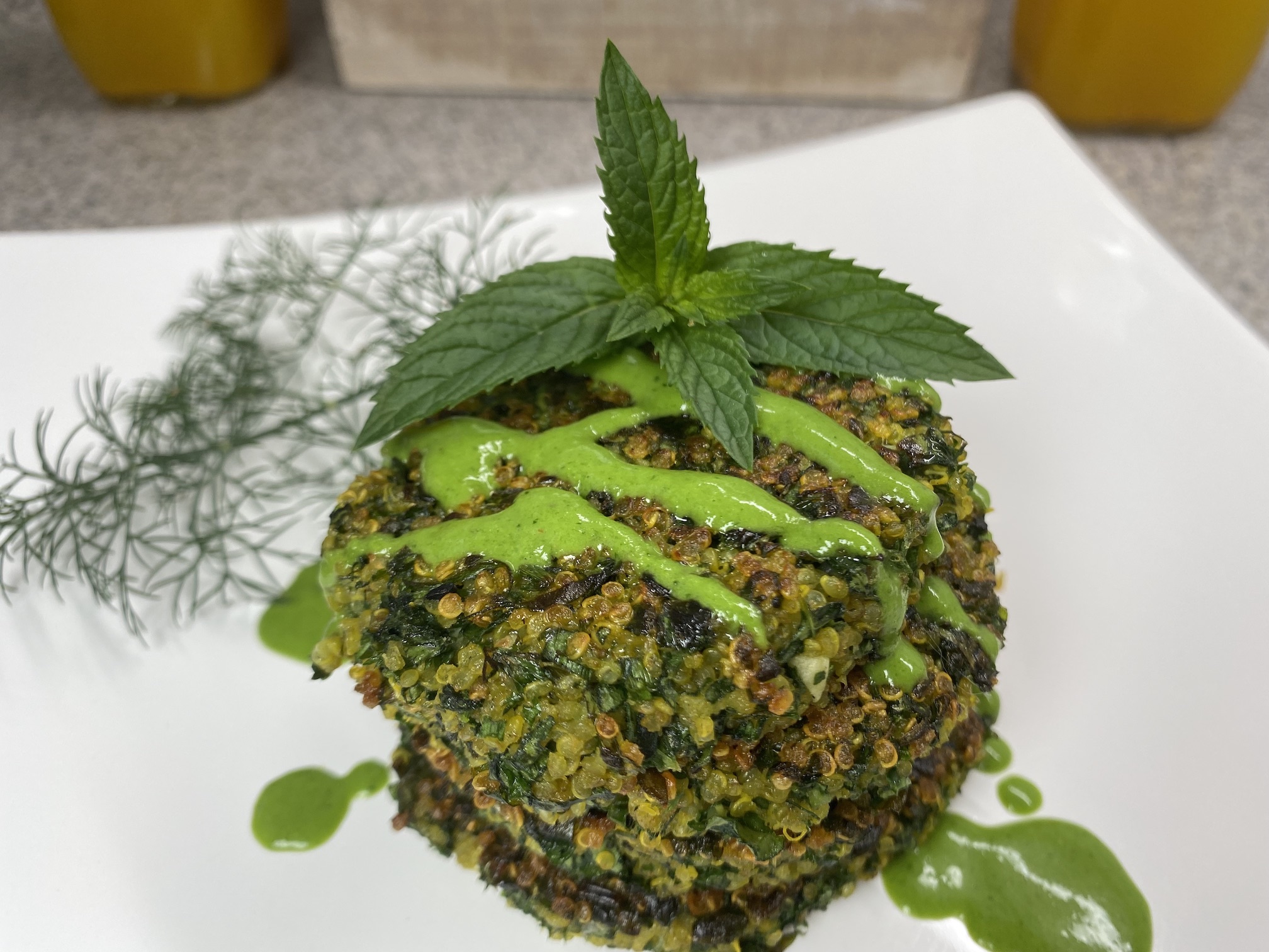 Quinoa with Kale Patties
