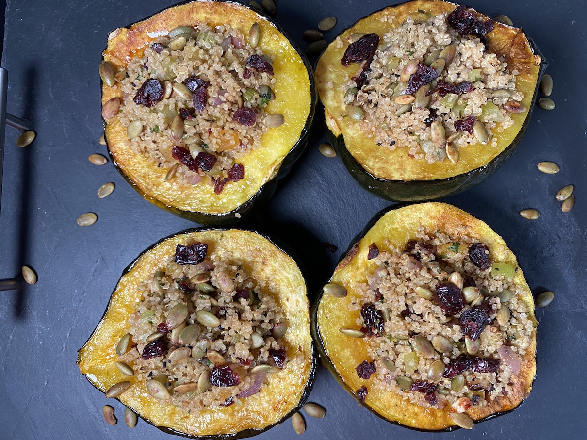 Acorn squash with filling